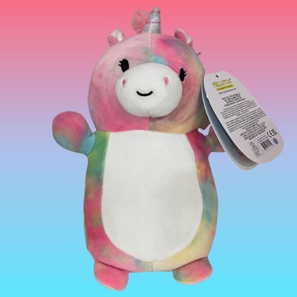 🎂 💕 Bavelee Squishmallows Hug Mees 8” Unicorn 2021 - Picture 1 of 2